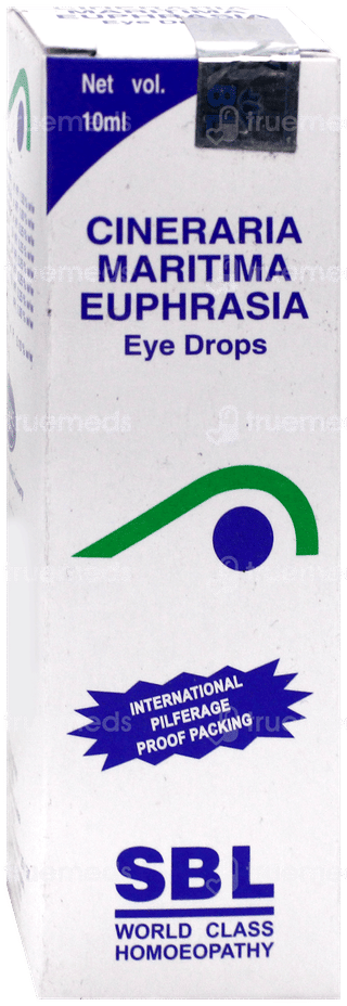 Sbl Cineraria Maritima Euphrasia Eye Drops 10Ml